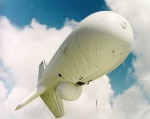 71M blimp from below