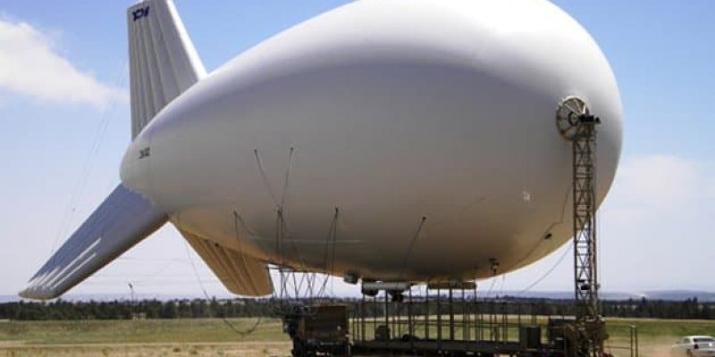 22M aerostat with mooring station